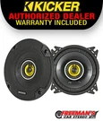 Kicker 46CSC44 4" 2-WAY Car Speakers Pair. Fixed Price $63.96.