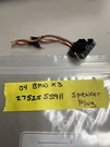 04-10 Bmw X3 Front Left Driver Side Under Seat Audio Music Speaker Plug. Fixed Price $15.99.