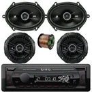 Infinity Radio Receiver, 2X 6X8" 200W Car Speakers, 6.5" 240W Wire. Fixed Price $229.99.