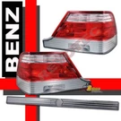 97 98 99 Mercedes Benz Class W140 S320 S430 S500 S600 Red Clear Tail Lights. Fixed Price $125.00.
