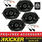 Kicker 43DSC6804 6"X8" Oem Speaker Replacement Kit Ford Edge 2007-2010. Fixed Price $169.98.