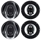 Boss Audio 6.5" 400W 4-WAY Car Coaxial Speakers Clear. Fixed Price $109.93.