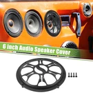 1PCS 6" Car Speaker Grill Cover Round Audio Subwoofer Guard W/ Screws Black. Fixed Price $18.49.