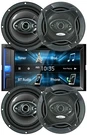 Jvc KW-V25BT 6.2" Touchscreen Receiver + 4X Audiotek K65.4 Car 6.5" Speakers. Fixed Price $299.99.