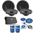 2 Pairs Kicker 51KSC6504 6.5" Speakers + Nvx Amp W/ Free Install Kit. Fixed Price $381.94.