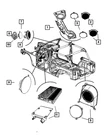 Genuine Mopar Speaker Housing 1HP82XDVAA. Fixed Price $13.98.