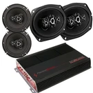 Car Speakers Upgrade 500W 6"X9" 300W 6.5" & 4 Channel Amplifier 1600W Max. Fixed Price $180.99.