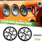 2PCS 8" Auto Speaker Grill Cover Audio Subwoofer Guard W/ Screws Abs Black. Fixed Price $23.06.