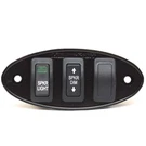 Mastercraft Boat Switch Panel 500395 Speaker Light Black Aluminum. Fixed Price $268.28.