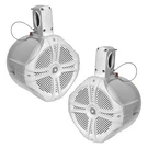 Power Acoustik MWT-65W 500W 2-WAY 4-OHM 6.5" White Wake Tower Speakers, Pair. Fixed Price $114.99.