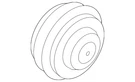 Genuine Volkswagen Rear Dr Speaker 3C0-035-453-B. Fixed Price $243.22.