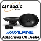 Alpine S-S69C X 9" 16 24CM 260W 2-WAY Component Stereo Audio Speakers Shelf. Fixed Price $182.29.