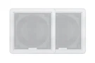 Fusion FM-F77SW Marine Series White Square 7.7 200W Flush Mount Pair Speaker. Fixed Price $229.95.