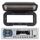 Enrock Waterproof Radio Cover (black), Pyle PLMRB29W Marine Bluetooth Receiver. Fixed Price $75.49.