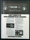 1978 Pioneer TS-571 & TS-106 Car Stereo Speakers Magazine Ad. Fixed Price $12.99.