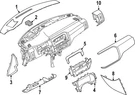 Genuine Nissan Speaker Grille 28176-6TA0A. Fixed Price $107.02.