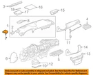 Gm Oem 16-20 CT6 Instrument Panel Components-speaker Grille 84025702. Fixed Price $98.93.