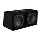 Open Box Kicker 48DCWR122 Dual 12" Ported Enclosure Compr Sub W/ 2000W Peak. Fixed Price $351.97.