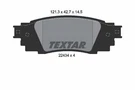 Textar 2243401 Rear Brake Pad Set Fits Daihatsu Lexus Toyota Altis Avalon C-hr. Fixed Price $36.20.