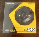 6.5" Kicker DSC650 4OHM Coaxial Speakers (pair) Brand New. Fixed Price $70.00.