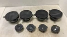 Jeep Wrangler Jk Oem Set (8) Alpine Speakers And Tweeters 2015 2016 2017 133429. Fixed Price $119.99.