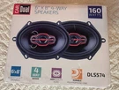 Dual Electronics DLS574 Car Speaker Way Full Range 160 Watts - New Open Box. Fixed Price $40.00.