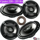 4X Pioneer SP165 6.5" 200 Watts 2-WAY Speakers + 18 Gauge 100FT Wire. Fixed Price $84.99.