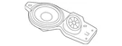 Genuine Volvo Inst Panel Speaker 31678732. Fixed Price $301.80.