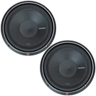 (2) Rockford Fosgate P2D2-12 Punch Series 12" Dual 2-OHM Subwoofers Dvc. Fixed Price $399.98.