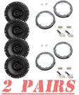 4) JBL2634 6.5" 3-WAY Front & Rear Coaxial Speakers 2013-UP Ford Vehicles. Fixed Price $191.99.