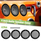 4PCS 4" Car Speaker Grill Cover Audio Subwoofer Guard W/ Screws Gloss Black. Fixed Price $15.49.
