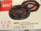 Boss Audio Systems CH5730 X Car Speakers, 300 Watts, Full Range, Way. Fixed Price $49.00.