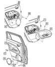 Genuine Mopar Speaker Grille Right 1AW74DKAAB. Fixed Price $34.37.