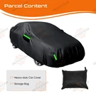 For Mercedes-benz Full Car Cover Uv Snow Dust Rain Resistant Protection Black. Fixed Price $28.99.