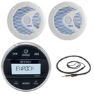EM856 Marine Am Fm Bluetooth Aux Radio,antenna, Multi-color Led 6.5" Speakers. Fixed Price $142.99.