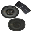 Kicker 47KSC69304 Car Audio 6X9" 3-WAY 600W Speakers W/ Sound Dampening. Fixed Price $190.99.