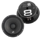 (2) Massive Audio MB8 8" 350W Rms Pro Bass 8-OHM Vehicle Midrange Speakers. Fixed Price $129.98.