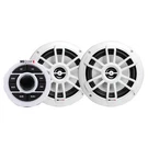 Mb Quart GMR1.5S2W Marine Gauge Receiver W/ BLUETOOTH+(2) White 6.5" Speakers. Fixed Price $93.99.