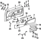 Genuine Mercedes-benz Speaker Cover 12972734889B03. Fixed Price $108.80.