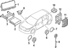 Genuine Volkswagen Rear Dr Speaker 5H0-035-453-B. Fixed Price $55.89.