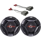 2X Jvc CS-DR621 6.5" 300W 2-WAY Car Audio Speakers, Harnesses. Fixed Price $99.00.
