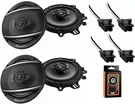 Pair Pioneer TS-A1680F 350W 6.5" 4-WAY Coaxial Speakers + 72-4568 Harness Fit. Fixed Price $199.99.
