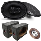 R169X3 Rockford Fosgate 6X9? Speakers + (2) Box W/ Free Accessory. Fixed Price $149.99.