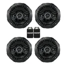 Kicker Ds-series 5.25" 200 Watt Power 2-WAY Car Audio Speakers (qty 4). Fixed Price $149.98.