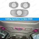Colors 3PC Roof Speaker Ambient Light For Mercedes Benz S-class W222 2014-2017. Fixed Price $392.04.