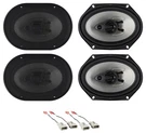 Rockville 6X8" Front+rear Facotry Speaker Replacement 11-15 Ford F-650/750. Fixed Price $103.80.