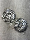 Kicker 8IN Speaker Grill Pair Gray Protective Subwoofer Cover Lot As Is Car. Fixed Price $24.99.