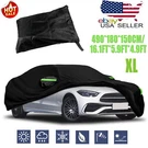 For Mercedes-benz Full Car Cover Uv Snow Dust Rain Resistant Protection Black. Fixed Price $35.95.