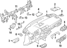 Genuine Nissan Speaker Grille 28176-9HE0A. Fixed Price $21.73.