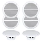 X Enrock Marine Dual 6.5" Weather Resistant Full Range Speakers 250 Watts. Fixed Price $84.99.